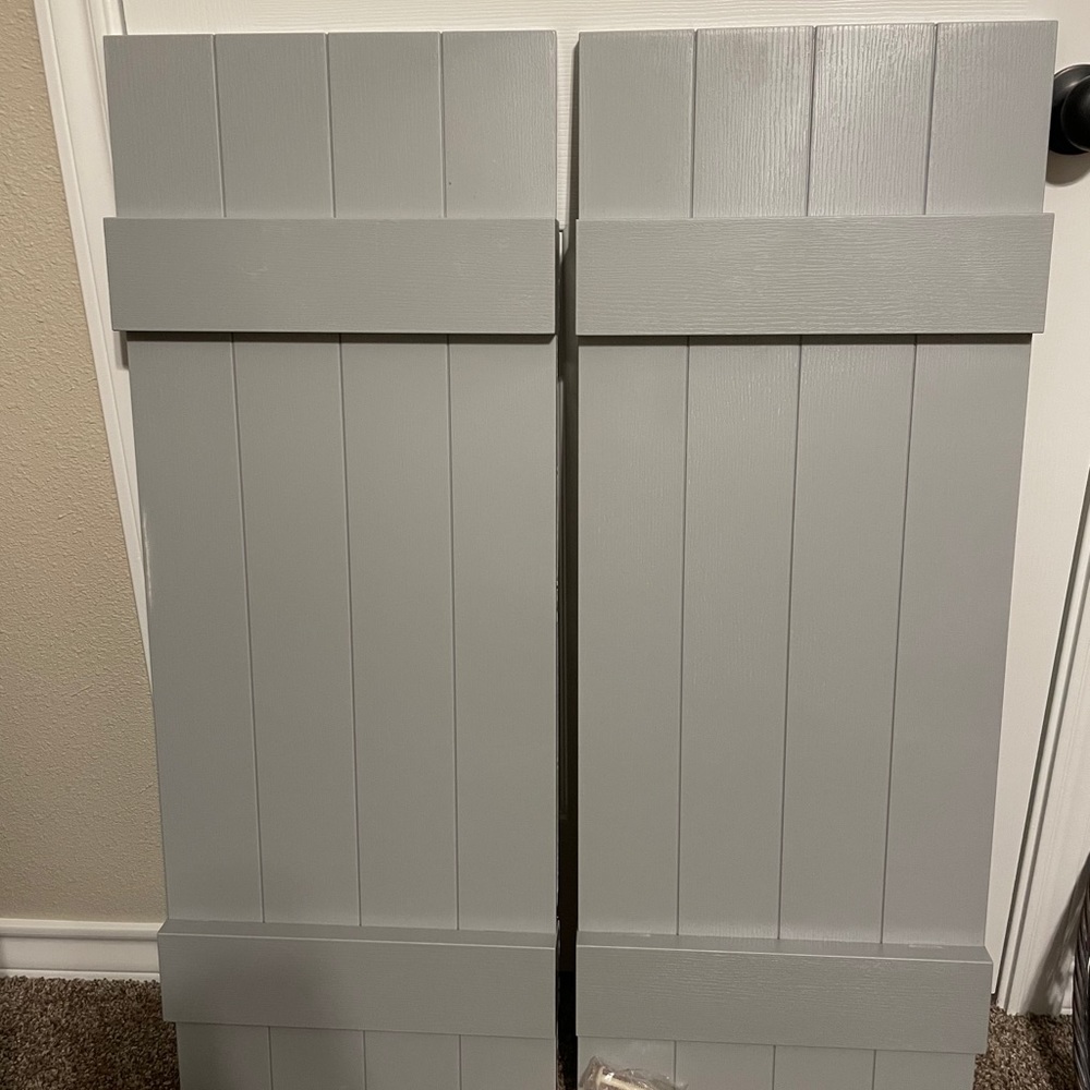 Outdoor house shutters